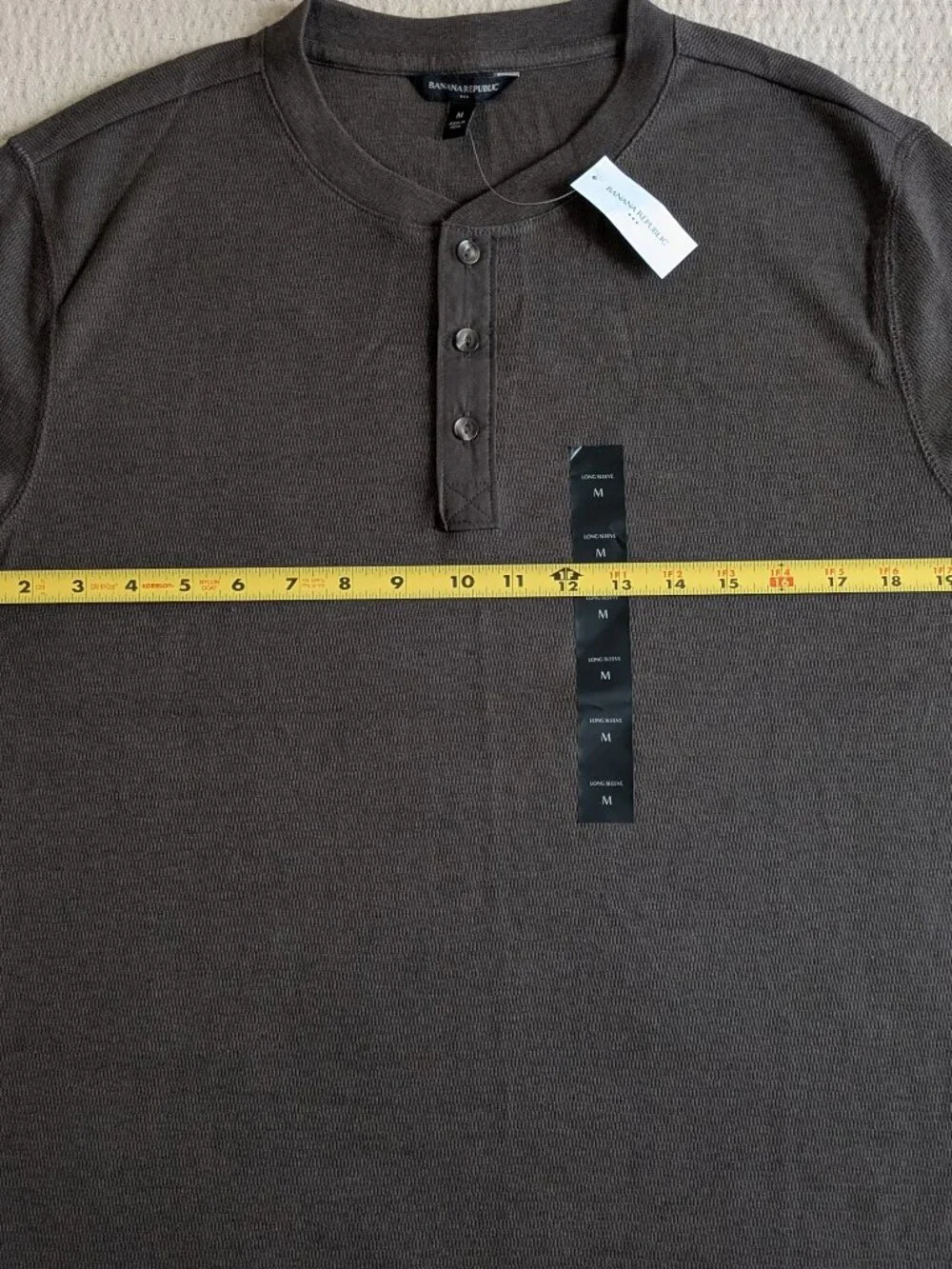 Banana Republic Long Sleeve Thermal Henley NWT